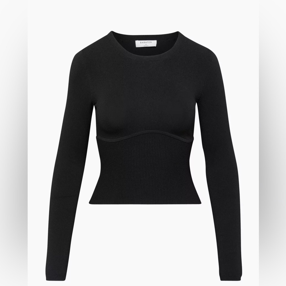Babaton sculpt knit empire long sleeve | | size xs